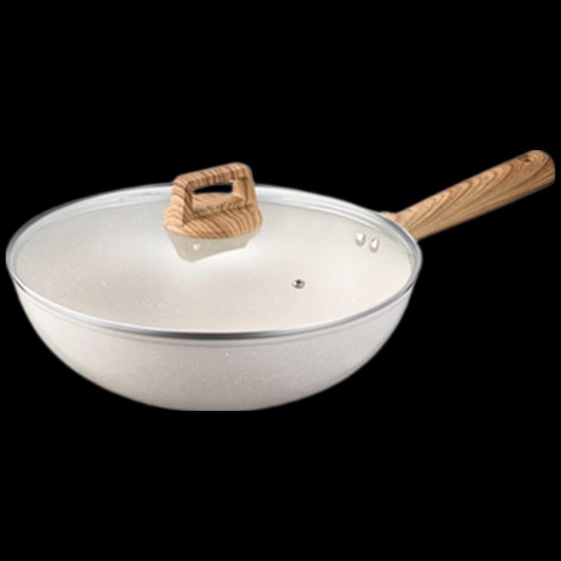 Midea 26cm Titanium Non-stick Wok and Frying Pan Set