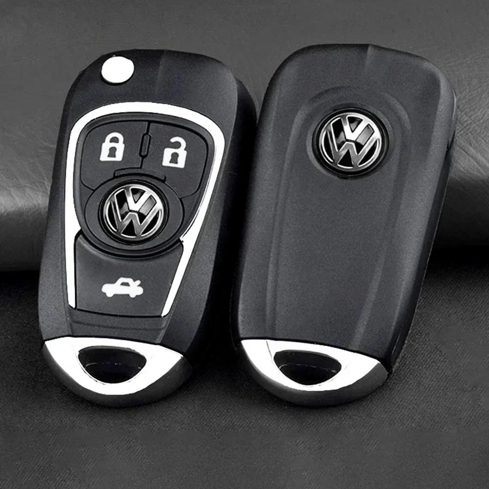 5/10Pcs 14mm Car Key Emblem Stickers Auto Control Key Logo Decals For Volkswagen VW Golf Tiguan Jetta Transporter Passat T5 Polo H444