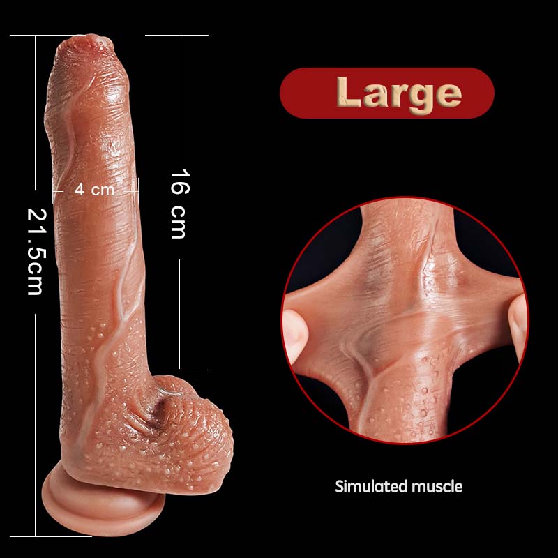 Realistický penis pro ženy Posuvná předkožka Dildo Přísavka Dilda Žena masturbátor Big Dick Obchod s erotickými hračkami pro dospělé