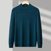 Half Turtleneck Knitwear Sweater Autumn/Winter Neck Sweatshirts Solid Color Pullovers Man Casual Mens Clothing