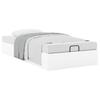 Ottoman Bed Without Mattress White 90x200 Cm Faux Leather