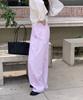Luseupeuloodeogteu Daily Stripe 1 Mile Pants _ Pink