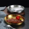 Padella Durevole in Acciaio Inossidabile Oro Argento per Friggere Bistecche Arrostire Pentole da Cucina Accessori Utensili da Cucina