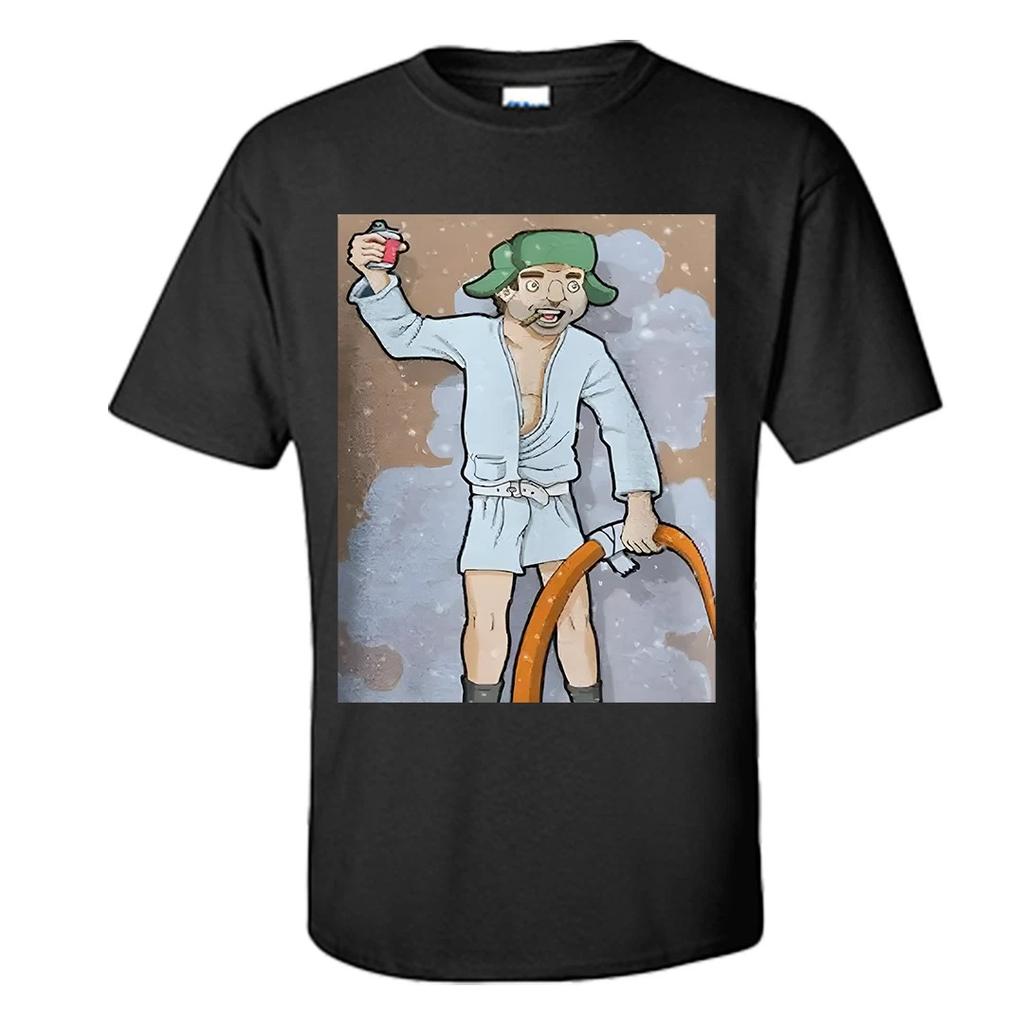 Weihnachtsgeschenk Druck Lustig Mode Kurzarm Baumwolle Rundhals Hohe Qualität T-Shirt Lässige Mode Lockeres Oberteil Unisex