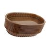 Oval Raceway Basket Large Plastic Food Tray for Parties Deli Sandwiches Fries Serving Set of