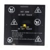 3D Printer Heated Bed Kit 24V 280W 2 Ohm  Aluminum Alloy 3D Printer Heat Bed Kit 400x400mm