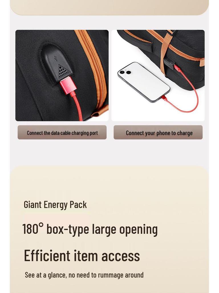 Large Capacity Multi-Color Expandable Backpack with Customizable Logo for Laptop