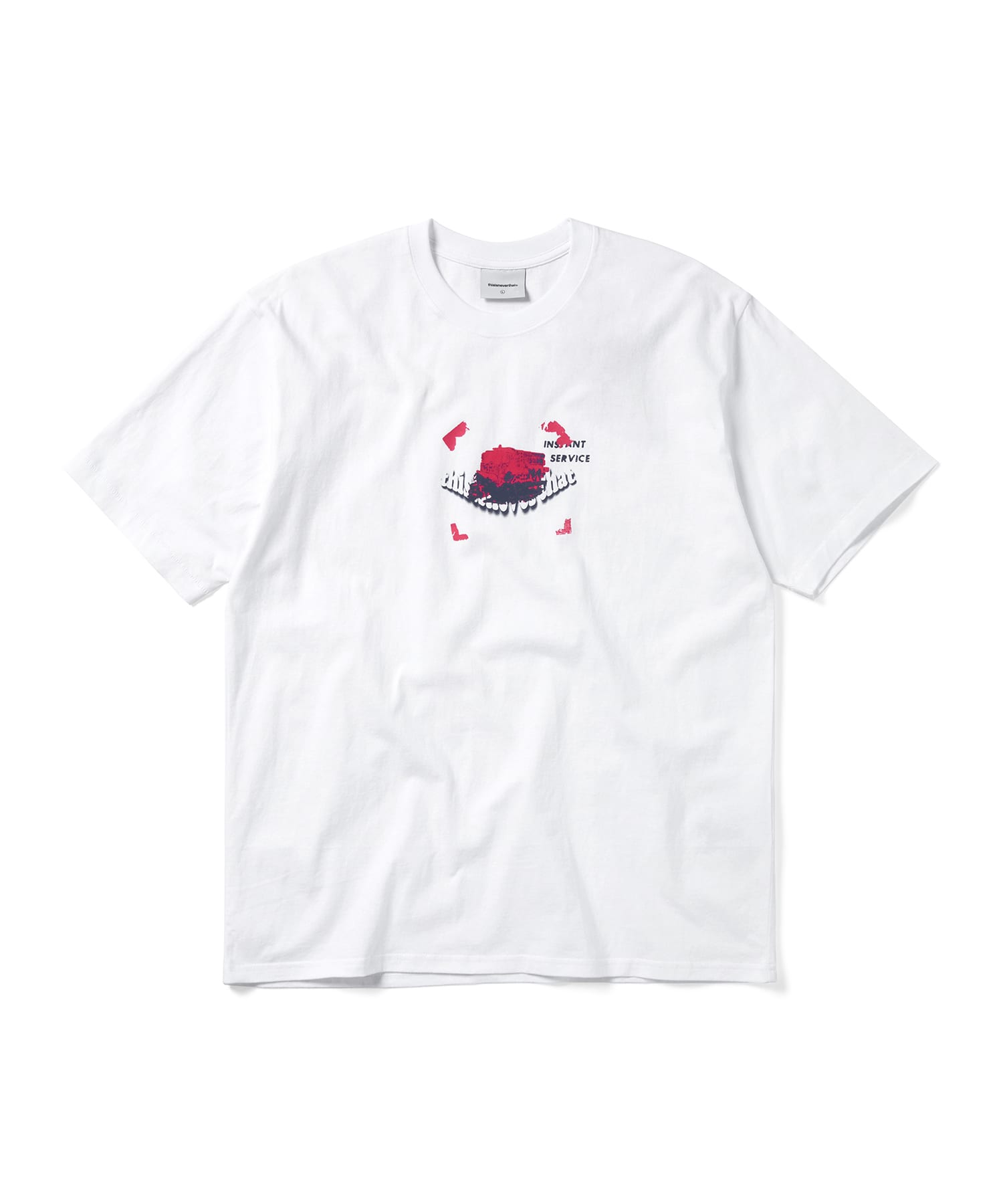 This Is Never That Snowplow Tee White S