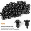 Xislet 120Pcs 10Mm Bumper Fender Clips 91503-SZ3-003 With Splash Shield Screws 90114-SE0-000 Compatible With Honda Acura Accord Civic Plastic Rivet
