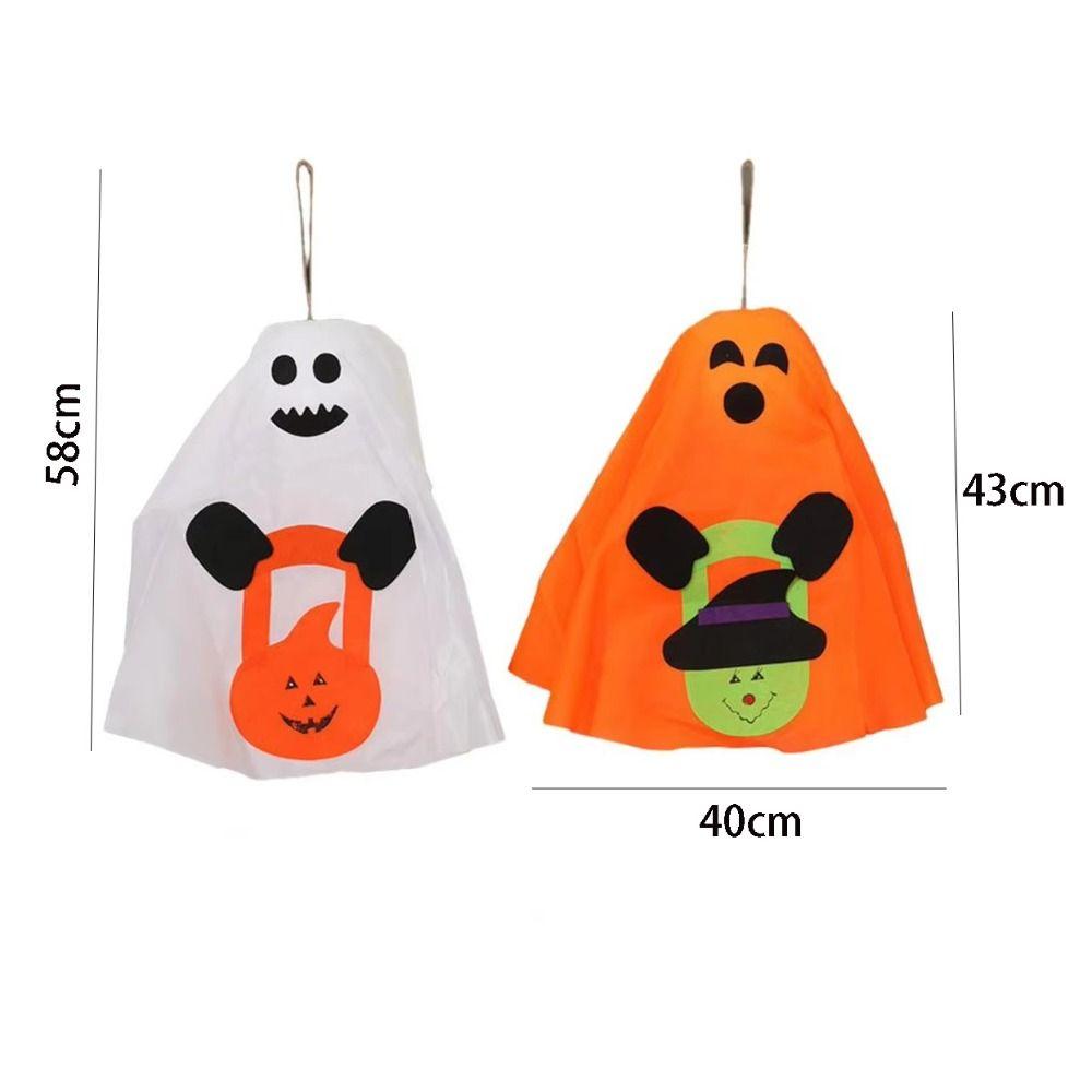 2pcs Creative Halloween Pendant Cute Ghost Ornament Ghost-shaped Hanging  Activity Decoration Props
