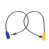 Cycling 8X640Mm Cable Anti-Theft Bike Bicycle Scooter Safety Lock With 2 Keys