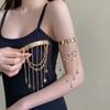 Sweet Fringe Open Bangles Exquisite Upper Arm Cuff Upper Armband Hand Jewelry  Women