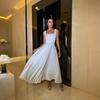 2025 Summer Solid Square Neck Sleeveless Long Dress for Women