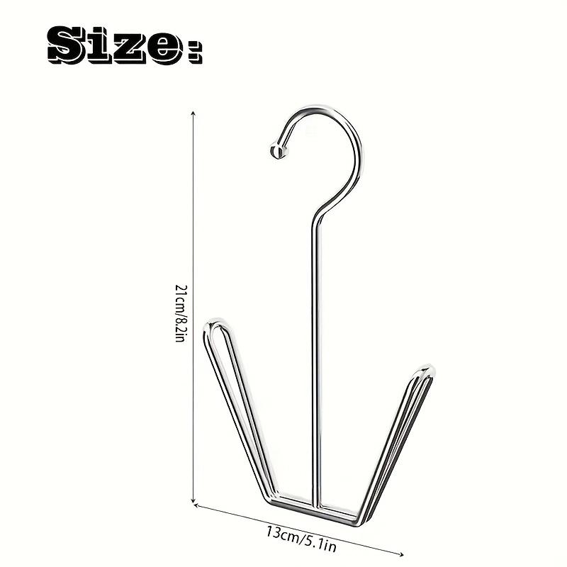 

Stainless Steel Shoe Rack, Multi-Functional Shoe Rack with Double Hook Design, Shoe Drying Rack for Dehumidifying Hanging Shoes