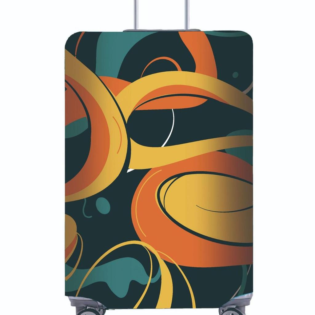 Durable Elastic Luggage Protector: Thick, Wear-Resistant Suitcase Cover (22/24/26 Inch), Customizable Logo