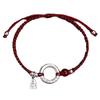 Retro Chinese-Style 999 Sterling Silver Bracelet with Ping'an Buckle and Love Beans