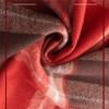 Christmas Red Checkered Scarf Winter Versatile Scarf Women's High Grade Scarf Warm Scarf