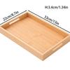 Rectangular Natural Bamboo Serving Tray