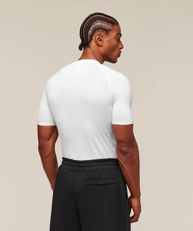 Herren Schnelltrocknendes Atmungsaktives Slim-Fit Sport-T-Shirt mit Kühleffekt und Lässigem Print