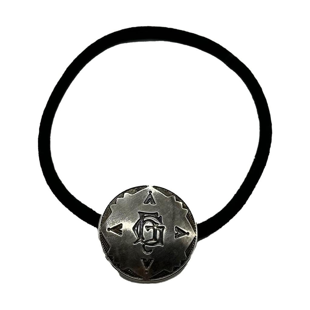 Glad Hand Spirits Heart Button Hair Gangsterville Weirdo & Co. Band, (19mm)