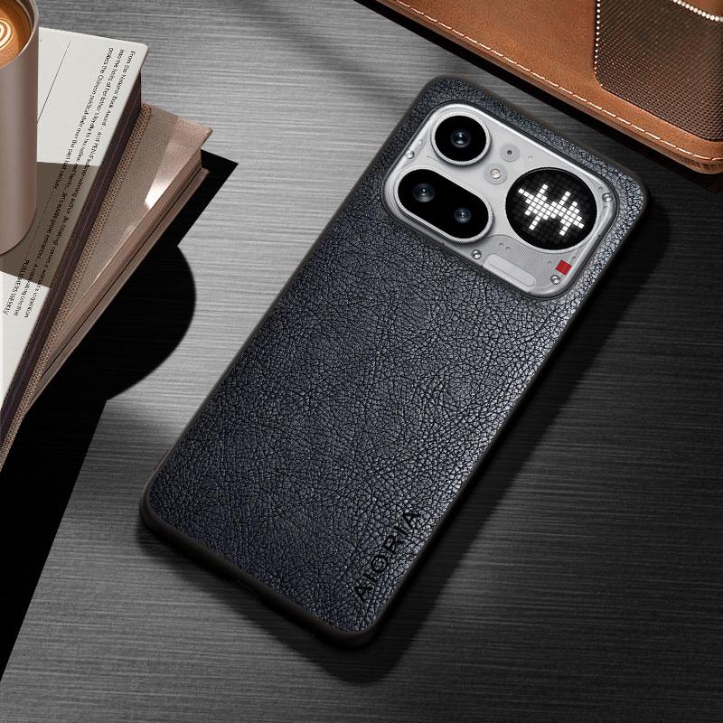 Classic Case for Nothing Phone 4A Pro Funda Stylish Elegant Durable Pu Leather Cover for Nothing Phone 4a Case Coque