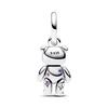 Verplaatsbare Teddybeer Bedel voor Sieraden Maken DIY Kerstcadeau Past Armband Ketting Hanger Kralen Nieuw