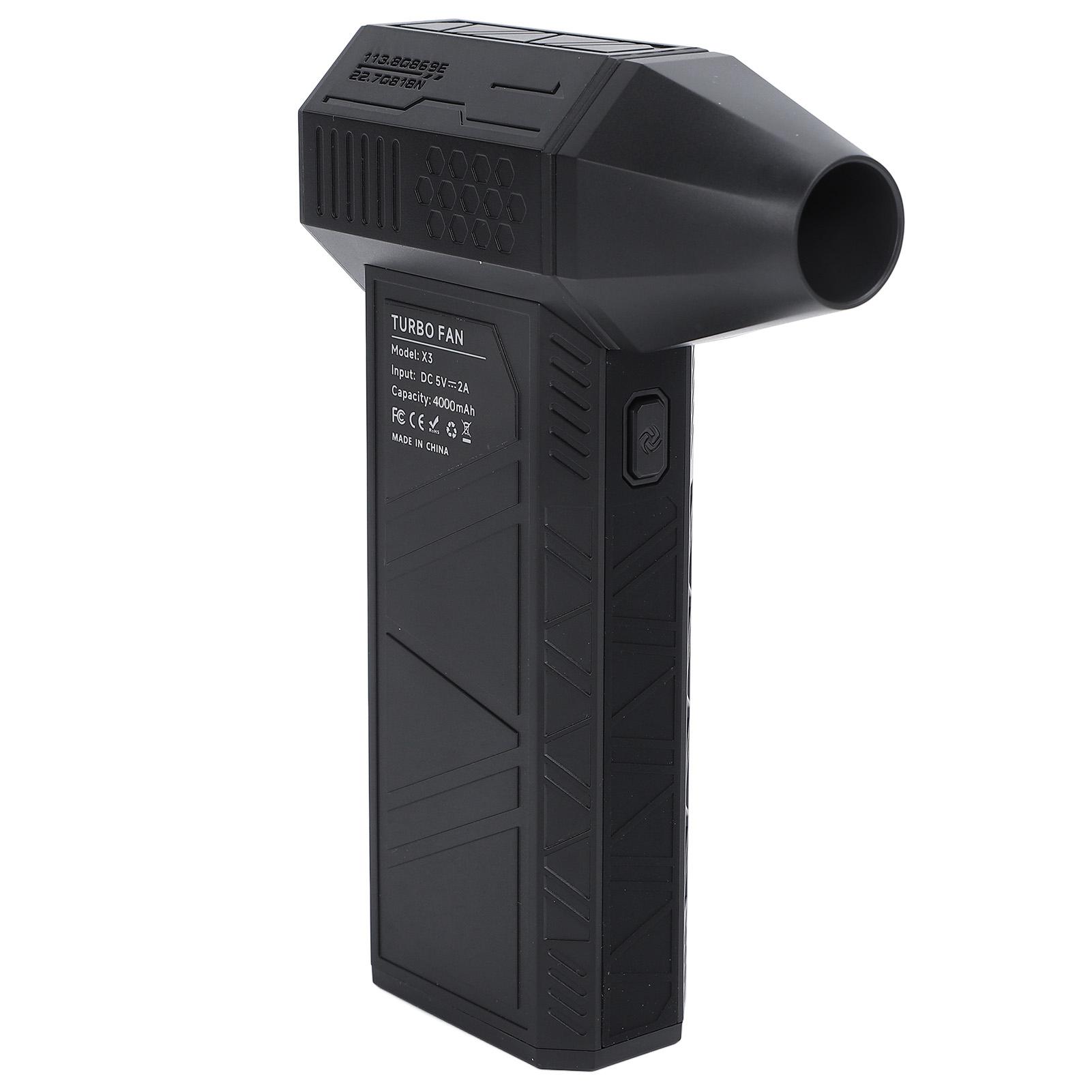 

Мини-струйный воздуходув, 3 регулируемые скорости, 130000 об/мин, беспроводной электрический воздуходув для сухой уборки