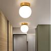 Modern Simple Porch Light Stair Hallway Light Ball Glass Modern Balcony Ceiling Light Led Lights for Room  Lamps for Living Room