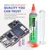 Lead-Free High-Temperature Solder Paste (227℃) Sn99 Ag0.3 Cu0.7 In Needle Tube, Suitable for Mobile Phone USB Port Repair