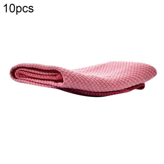 10Pcs Home Kitchen Soft Cleaning Dust Cloth Tableware Dish Car Washing Rag Towel Sale Goods