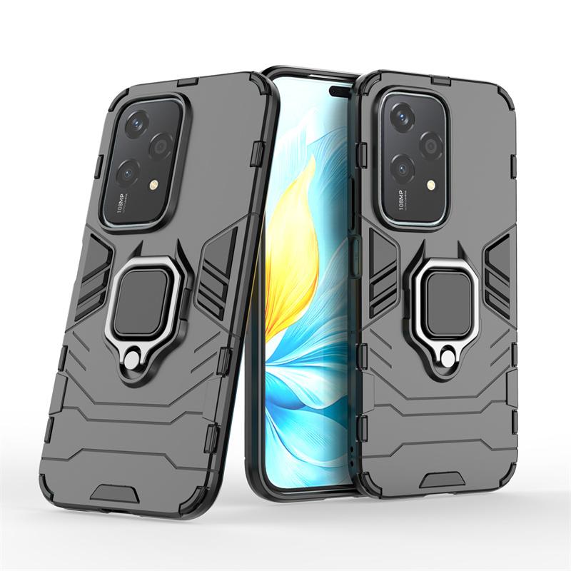 For Honor 200 Lite Case Cover For Honor 200 Lite Capas PC Phone Back Magnetic Armor Holder Case For Huawei Honor 200 Lite Fundas