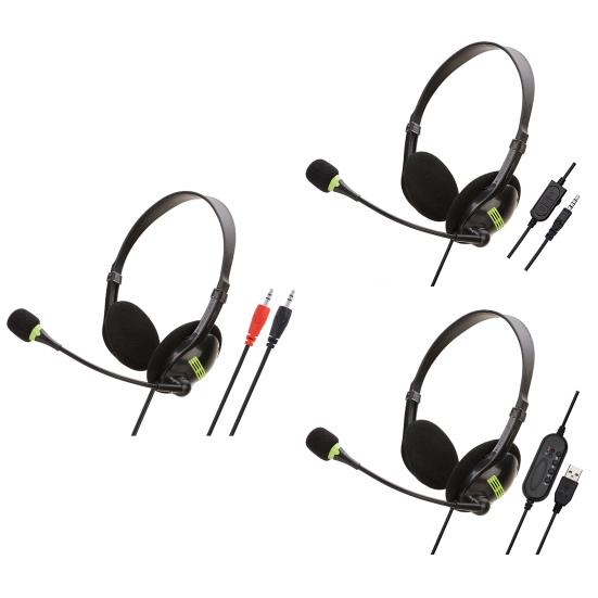 SY440 Telephone Headset Lossless Noise Reduction Breathable USB 3.5mm MIC Long Cable Call Center Headphone for Truck Driver Office