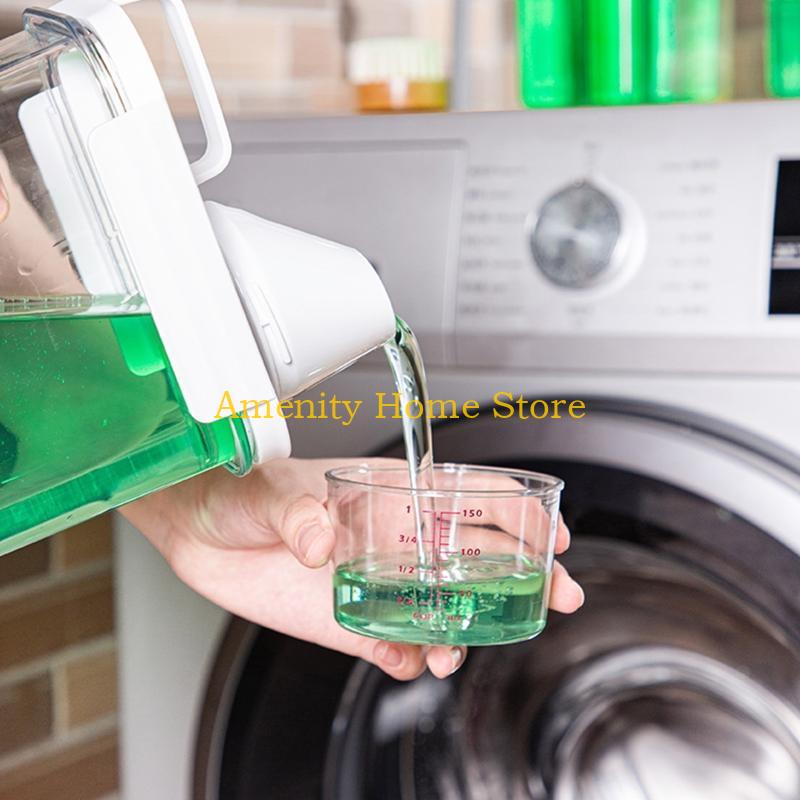 F26C Laundry Detergent Storage Box with Handle and Lid Sub-Bottling Washing Powder