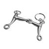 Alloy Horse Bit Charm Keychain Metal Key Ring Pendant Bag Decoration Fashion Backpack Accessory for Men and Women