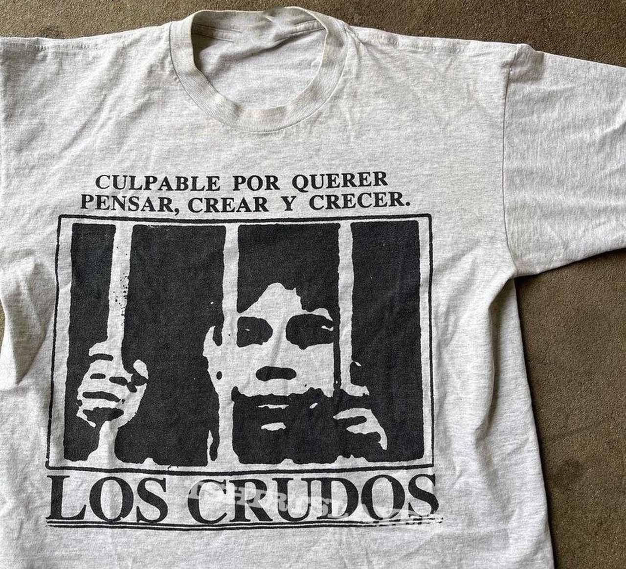 LOS CRUDOS Band Culpable Por T Shirt Sport Gray Unisex S-5XL E2159 S