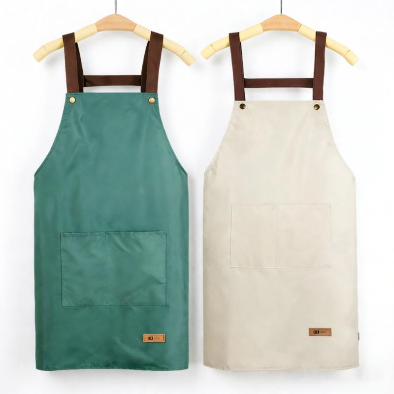 Kitchen Apron Waterproof Oil Proof Durable Unisex Work Apron for Home Cooking Restaurant BBQ Gift for Baking Enthusiasts