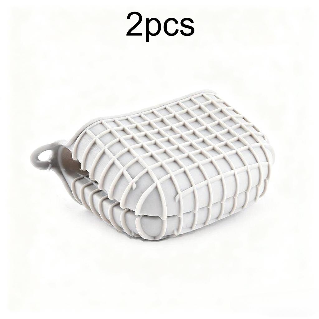 2pcs silicone pot handle cover -silicone hand clip-anti slip,with textured surface to ensure cooking safety,thickened anti scald