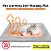 Selbstwärmendes Katzenbett, Extra Warme Selbstheizmatte für Katzen & Hunde, Nicht Elektrisch, - Kleine Thermische Haustiermatte für Innenbereiche Mit Abnehmbarem Waschbarem Bezug