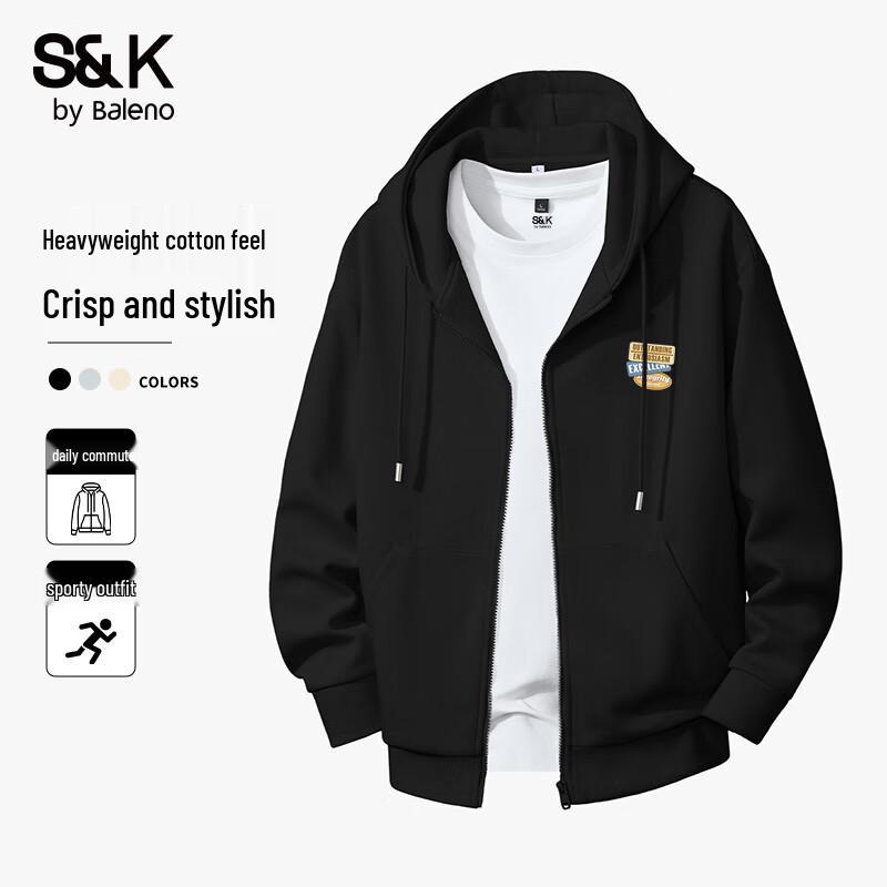 

Baleno S&K Series Men s Hooded Cardigan Sweatshirt 3XL