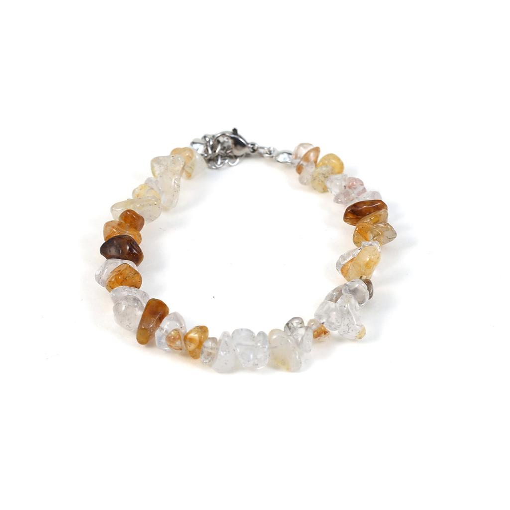 Купить 1Шт Лот Натуральный камень Браслет Кристалл Роза Кварц Агат ...