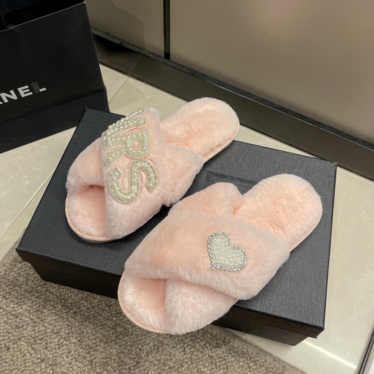 

Женские пушистые плюшевые домашние тапочки: Уютный, Ароматный Стиль, Европейский и Американский Дизайн 36-37 розовый