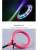 Elastic Flashing Bouncing Ball and Rotating Jump Hoop Set for Kids and Adults
