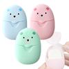 Brain Bunny Bear Paper Soap Portable Disposable Mini