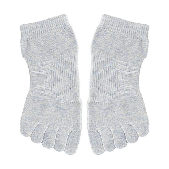 1 Pair Cotton Five Finger Short Socks Women Girl Breathable Sweat-Absorbent Split Toe Socks Casual Pilates Yoga Gym Fitness Sports Socks
