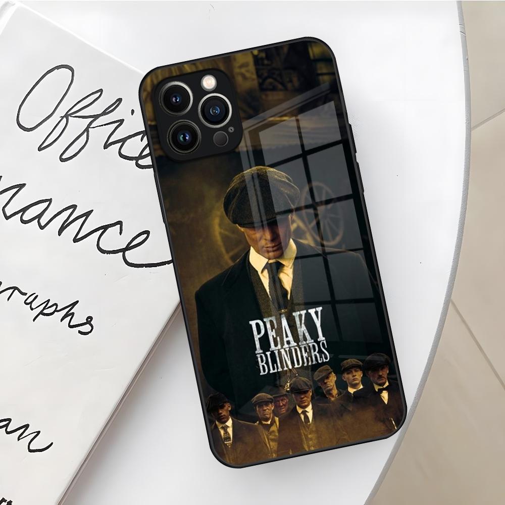 Peaky Blinders Thomas Shelby Phone Case for Iphone 16 15 14 12 11 13 Pro Max Mini X Xr Xs Se 8 Puls glass Cover