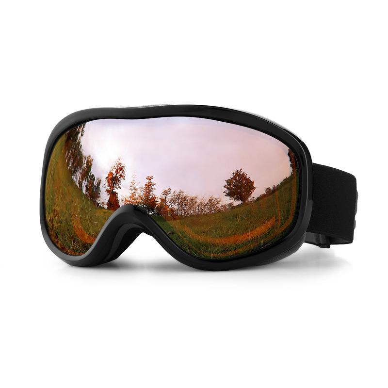 Anti-snow Blindness Snowboard Goggles Anti-fog Card Myopia Ball Lens Large Field of View Ski Goggles