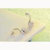 Shambhala Diamond Ball Long Sparkling Temperament Simple Female Earrings Party Accessories Fashion Jewelry