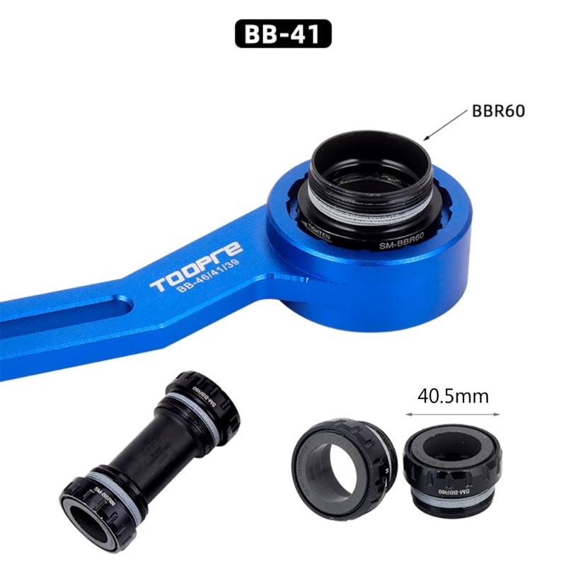 39mm/41mm/44mm/46mm/49mm 6 In 1 Bicycle BB-Wrench Hollow Central Axle-Wrench DUB Crankset Installation Removal Tool
