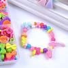 9dílná sada Dětská bižuterie Korálky pro výrobu náramků Stavebnice Puzzle Vzdělávací DIY hračky s 24 přihrádkami pro dívky
