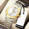 Watch For Woman Luminous Date Week Square Ladies Watch Stainless Steel Quartz Women's Watches Female Reloj